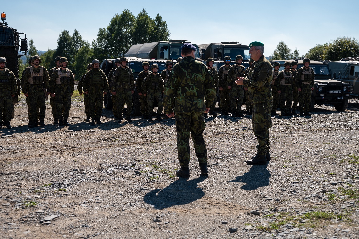 Vojenský výcvikový prostor Libavá má nové cvičiště řízení kolové techniky. To navyšuje další schopnosti ve výcviku řidičů