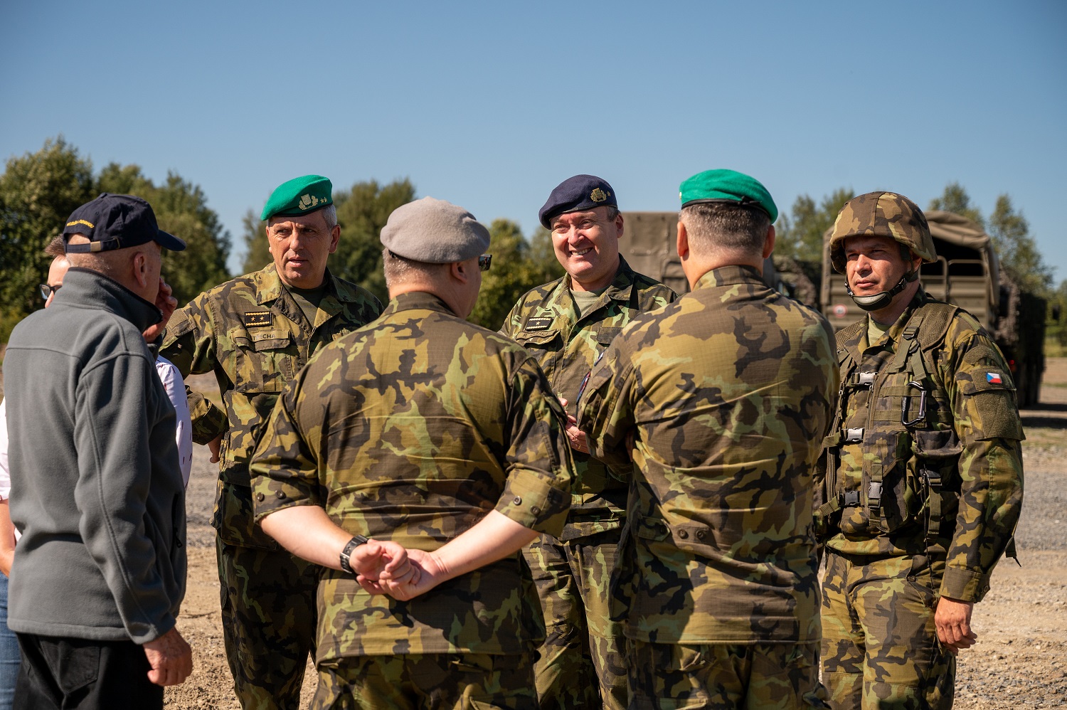Vojenský výcvikový prostor Libavá má nové cvičiště řízení kolové techniky. To navyšuje další schopnosti ve výcviku řidičů