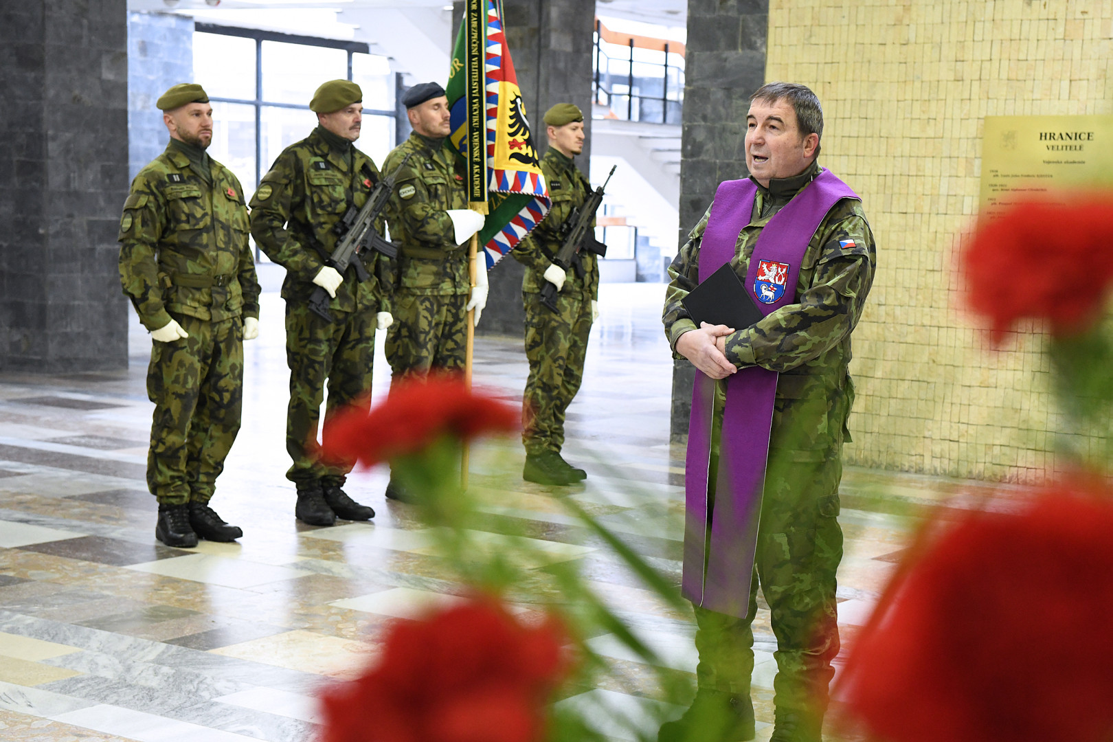 Den válečných veteránů u Vojenské akademie