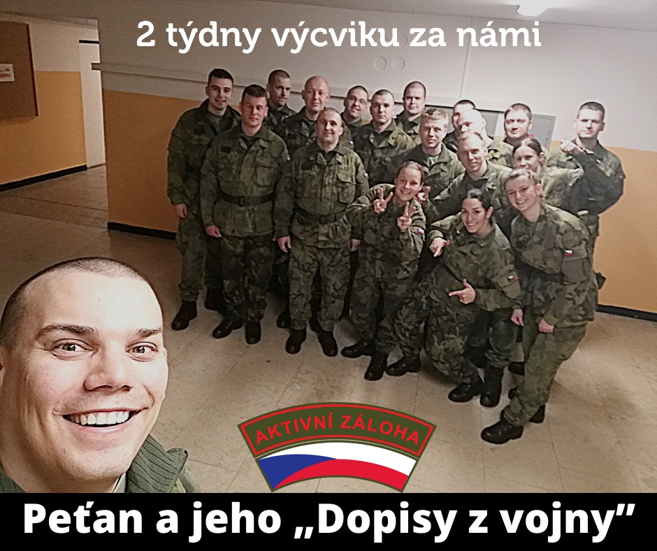 2 týdny výcviku za námi: Peťan a jeho „Dopisy z vojny“ – 3. díl