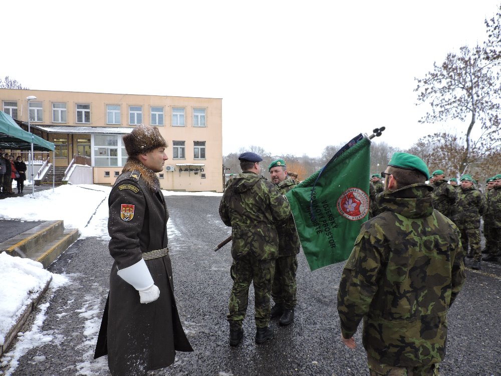 Předání funkce náčelníka Střediska obsluhy výcvikového zařízení Hradiště