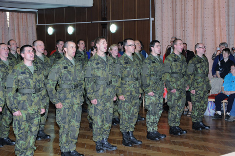 Věrnost České republice přísahaly i zálohy. Jak aktivní, tak dobrovolné 